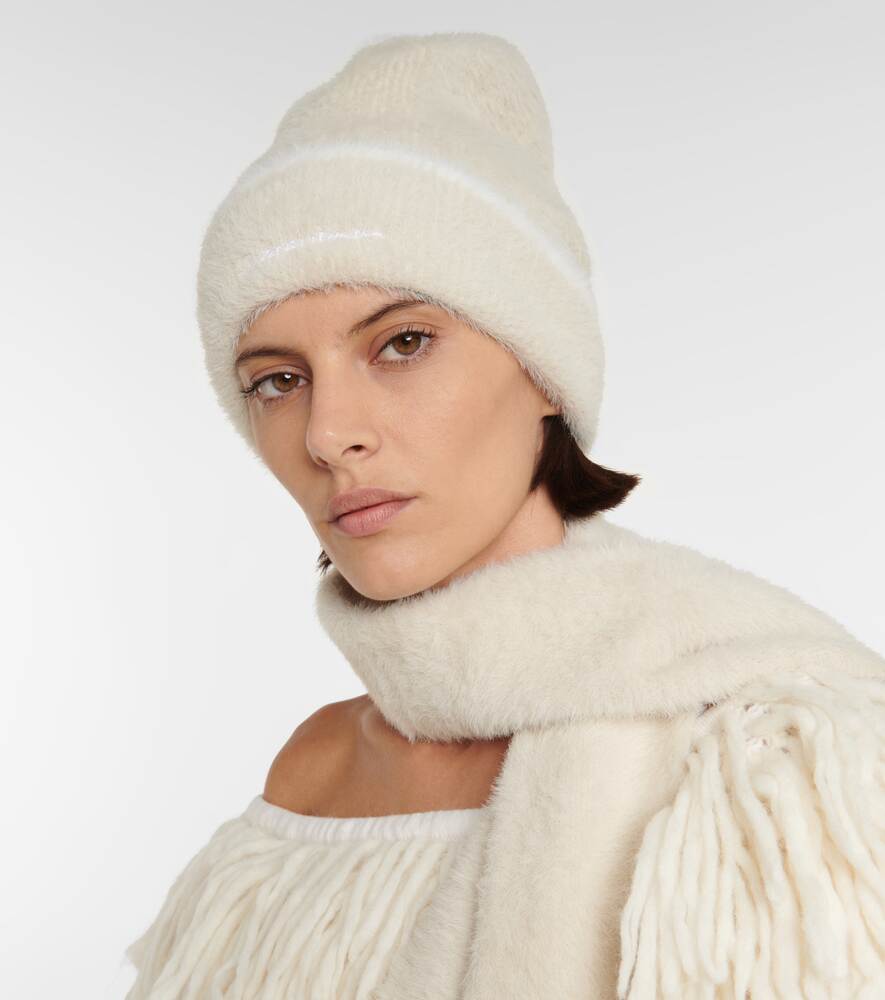 Le Bonnet Neve Jacquemus hat, white