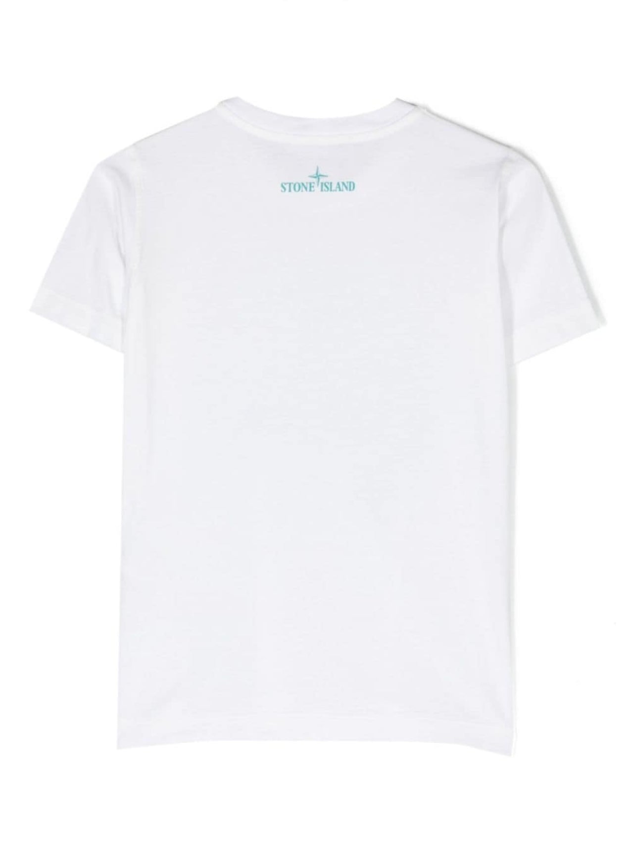 Stone Island Junior Compass Print T-Shirt, White