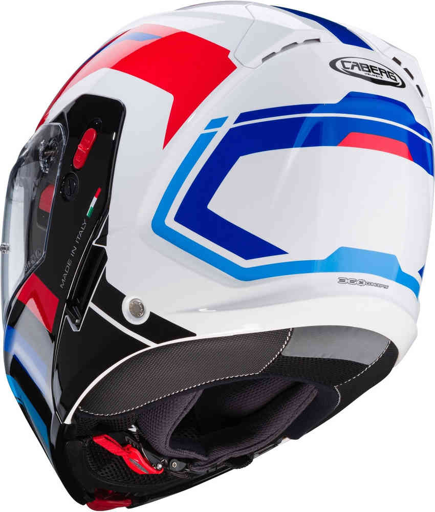 Road helmet Horus X Caberg, white/black/blue