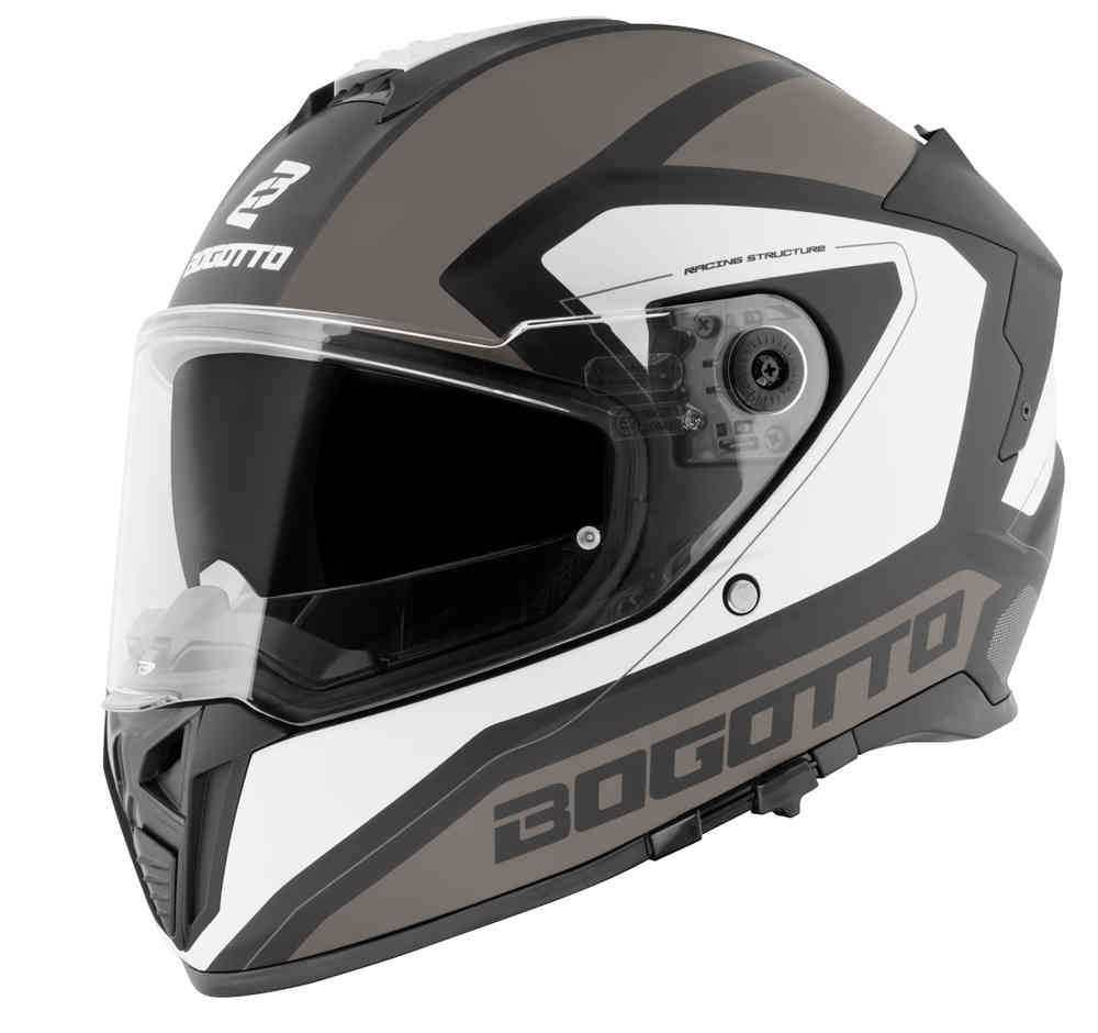 FF122 BGT Bogotto Helmet, grey/white