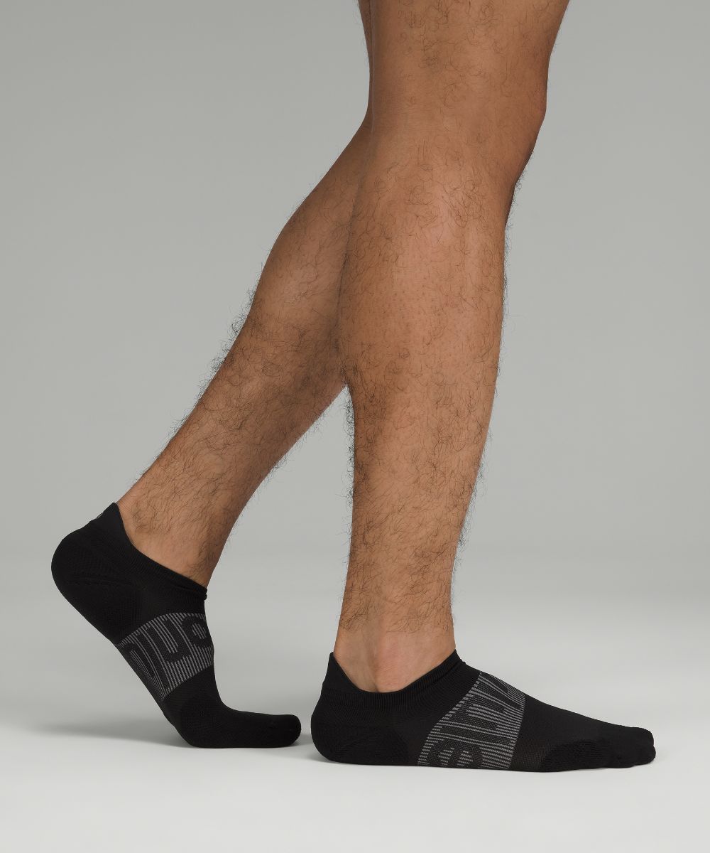 Men's socks Power Stride Tab 5 pcs Lululemon, black