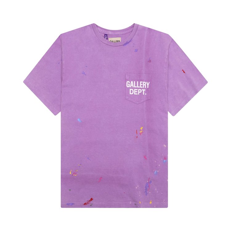 T-shirt Gallery Dept. Vintage Logo Painted 'Purple', violet