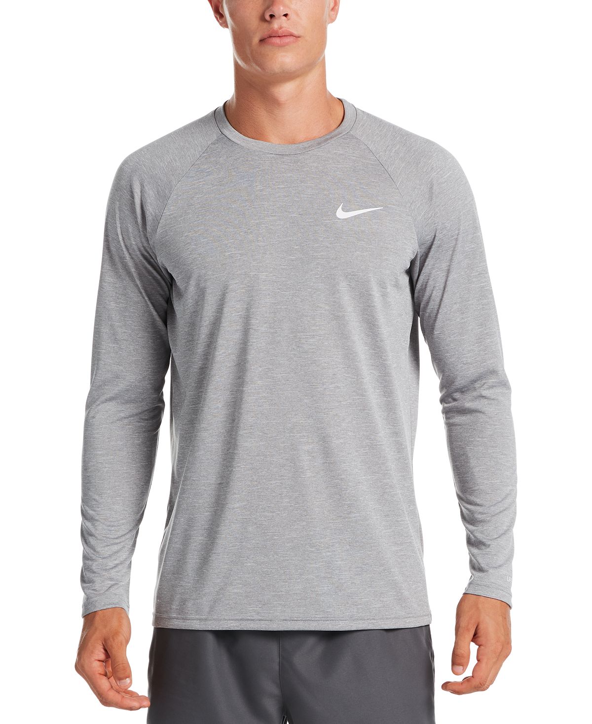 Heather Hydroguard Nike Men's Long Sleeve Swim Top