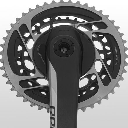 Red DUB 12-Speed SRAM Crankset Natural Carbon