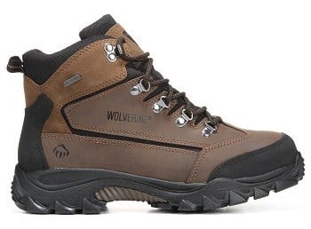 Wolverine Men's Waterproof Spencer Medium/Wide Hiking Boots brown