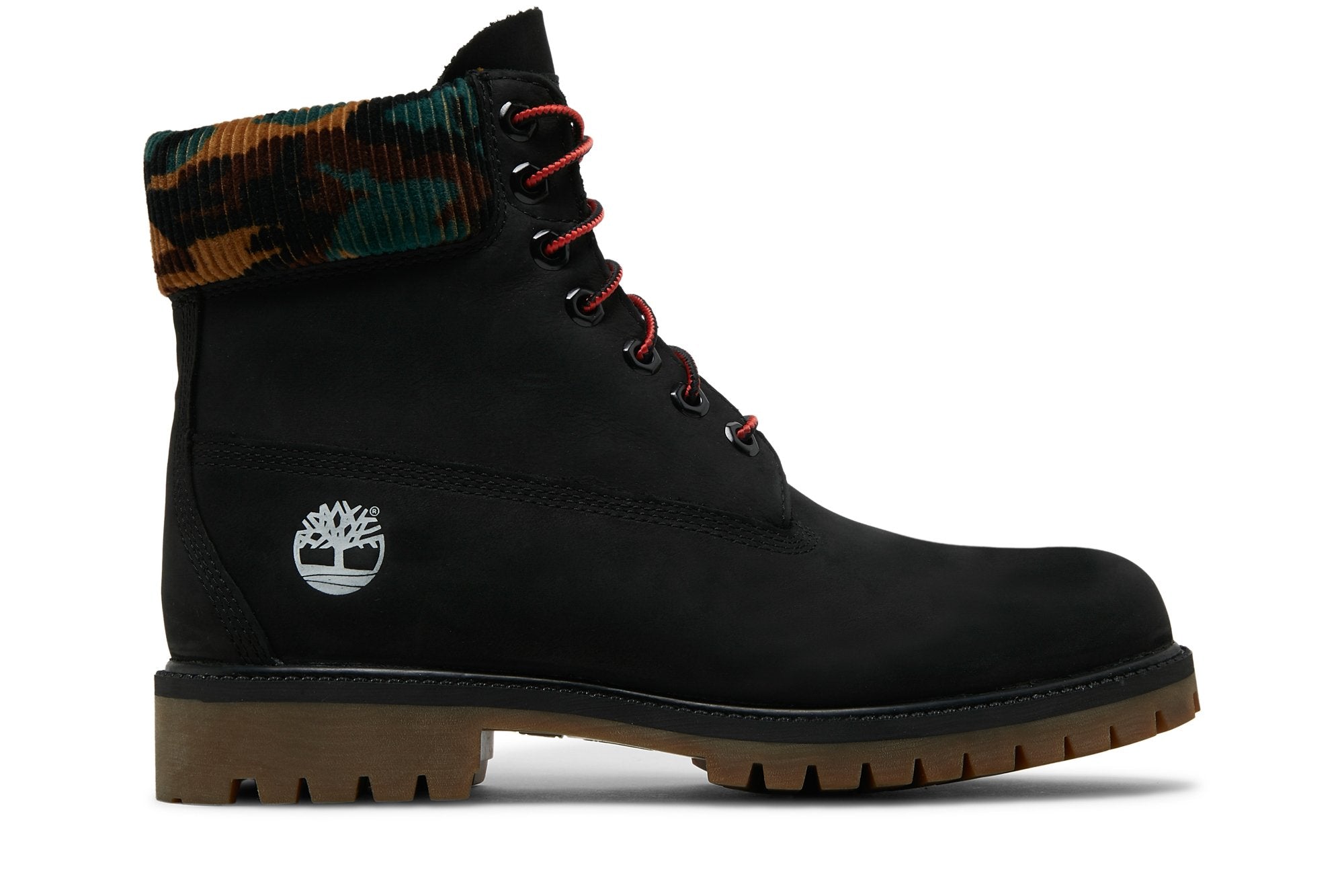 حذاء Timberland Heritage مقاس 6 بوصات مع بطانة دافئة، أسود