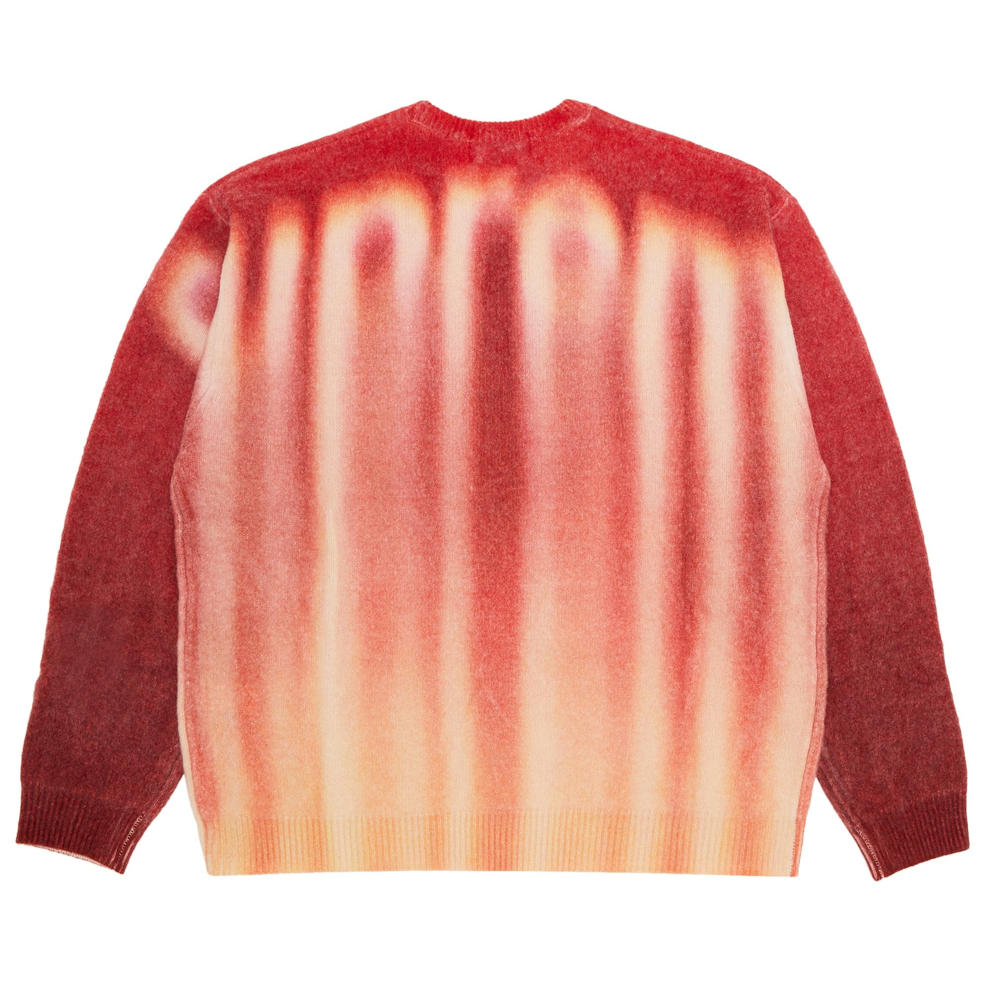 Supreme Blurred Logo Sweater, Red