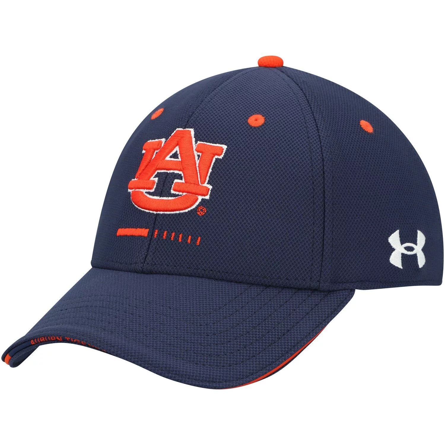 Under Armor Men's Auburn Tigers Blitzing Accent Performance Flex Hat.