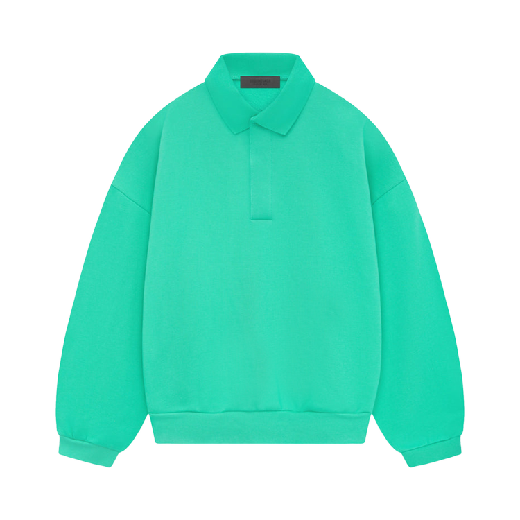 أساسيات Fear Of God أساسيات Fear of God بولو بأكمام طويلة "Mint Leaf" باللون الأخضر