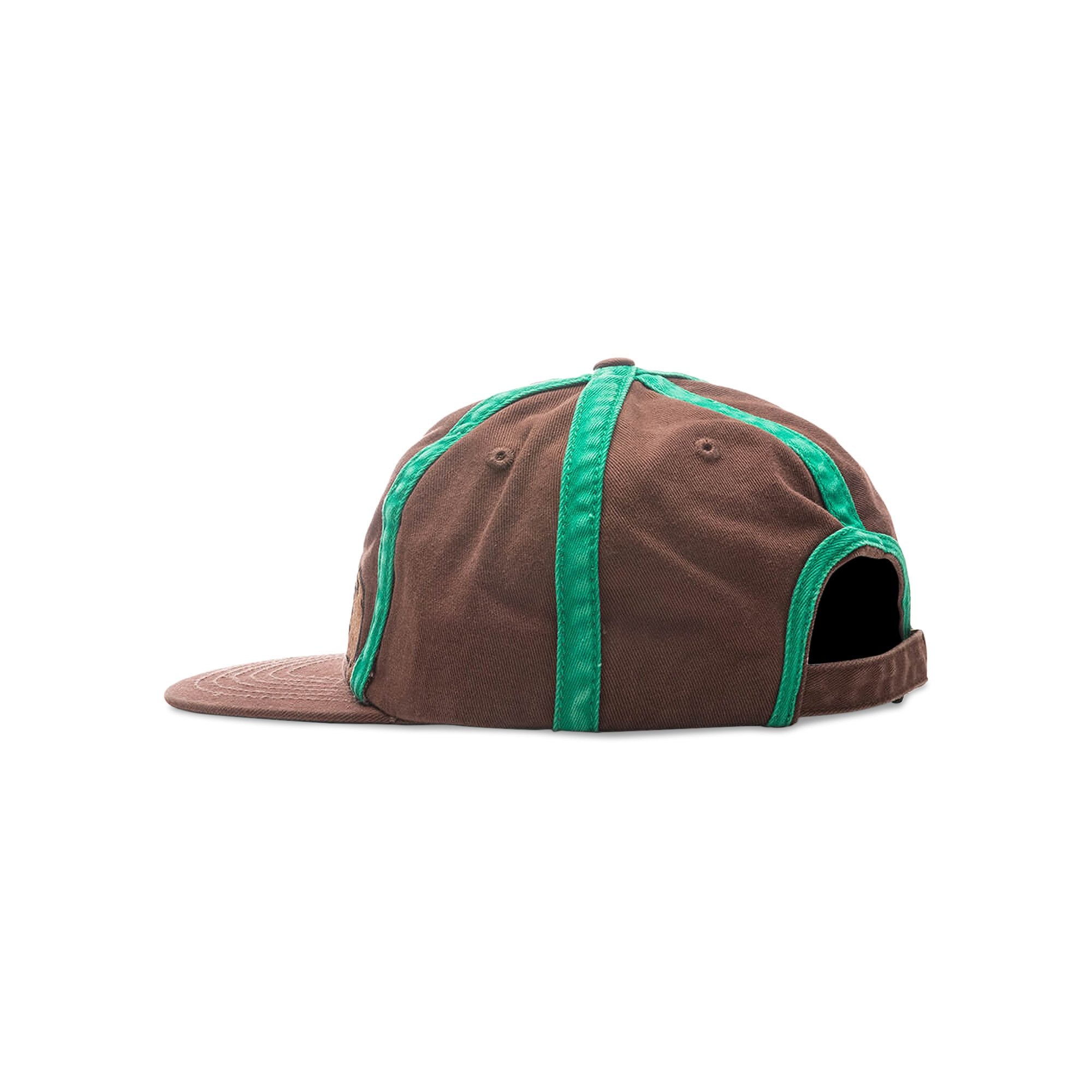 Brain Dead Connection 6 Panel Cap, Brown