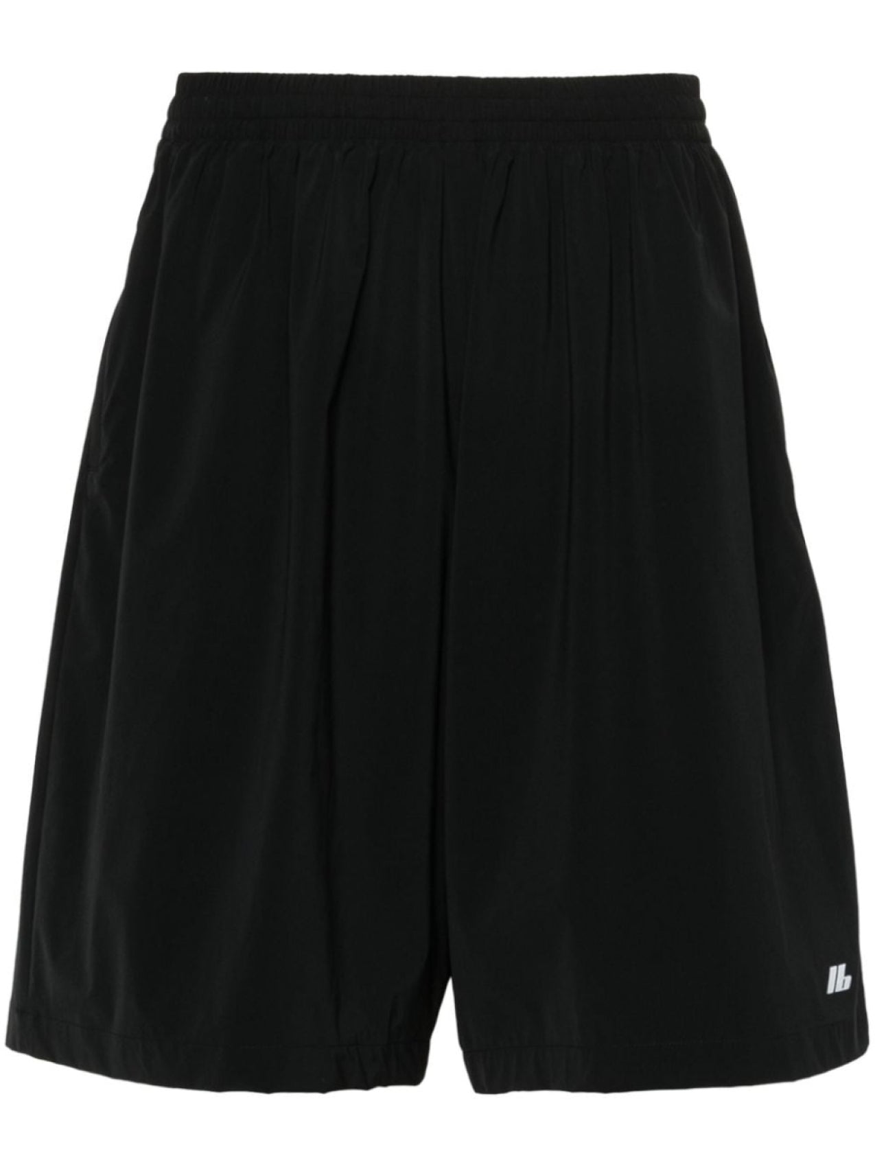 Balenciaga Logo Track Shorts Black