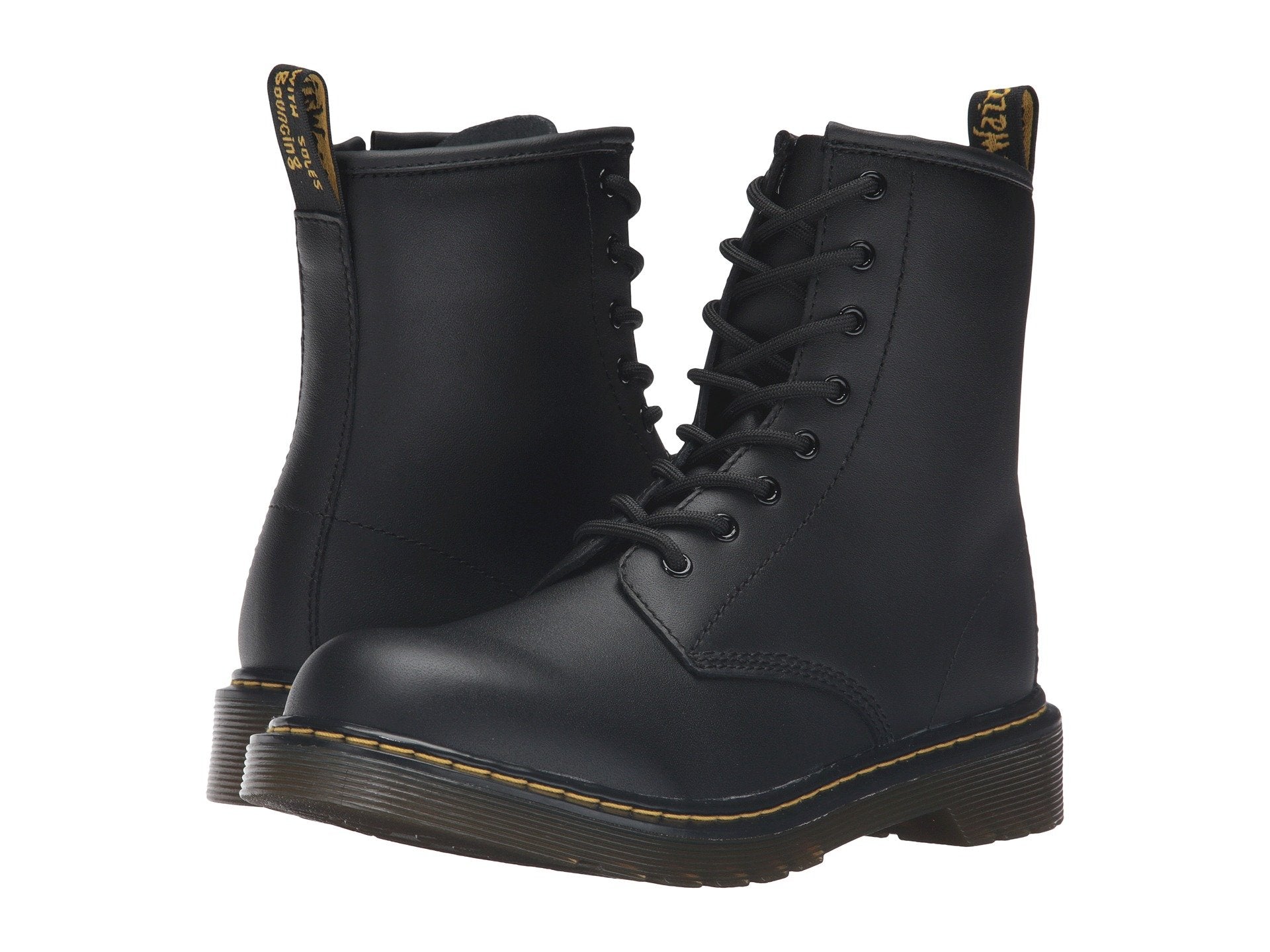 حذاء Dr. Martens Kids' Collection 1460 Youth Delaney برباط للأزياء (للأطفال الكبار)، أسود