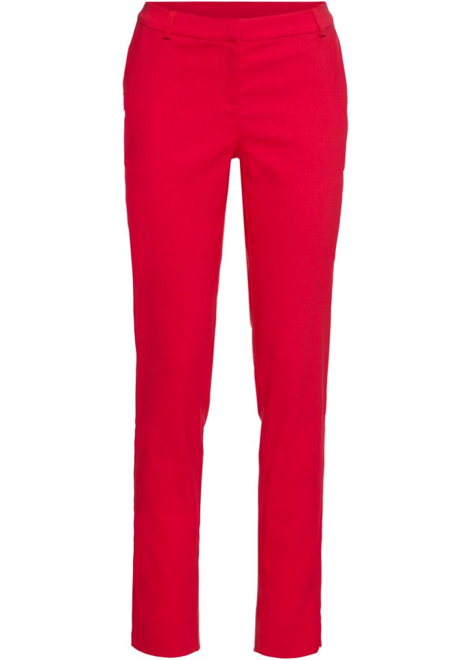 Bodyflirt stretch trousers, red