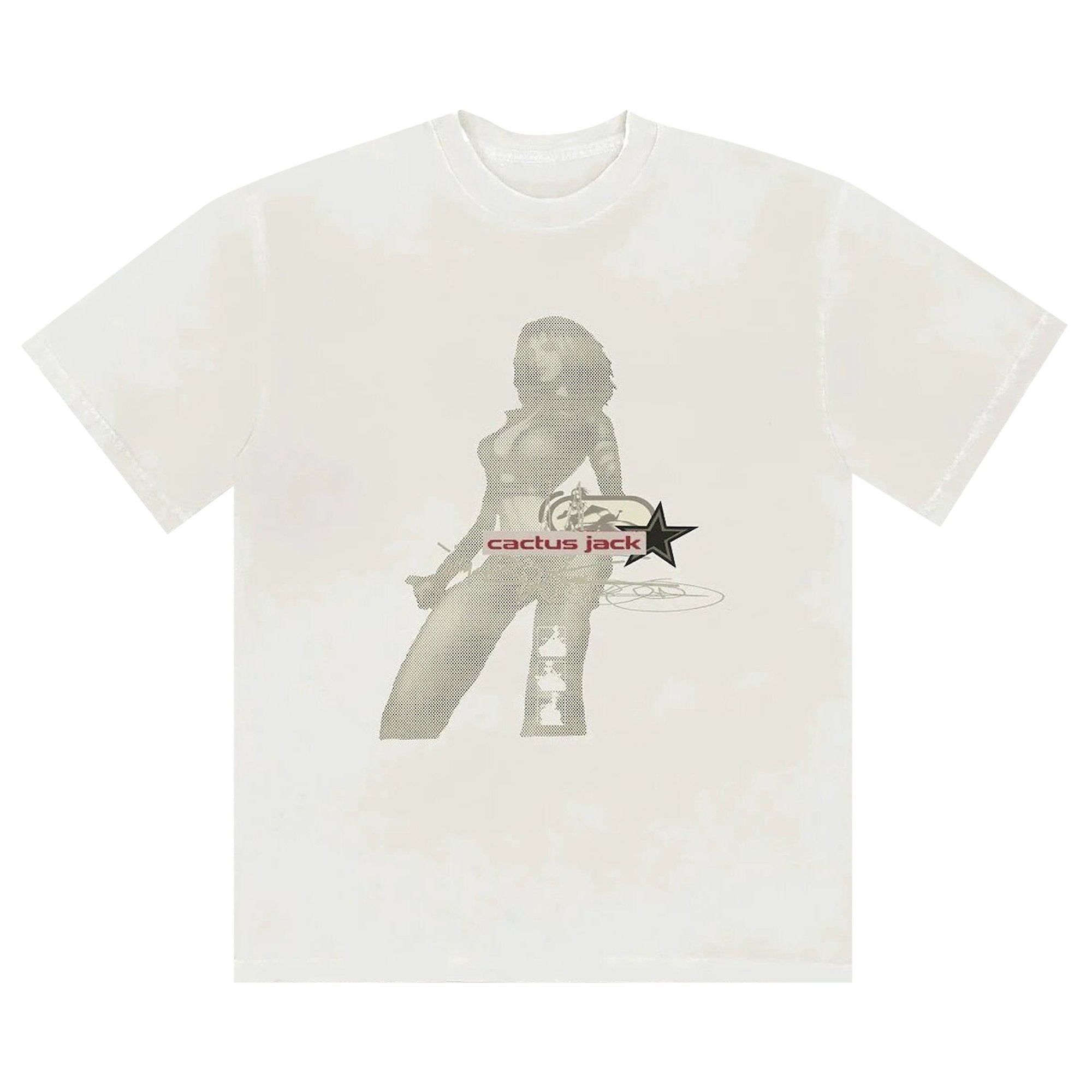 Travis Scott Digital Cactus Jack T-Shirt, Cream