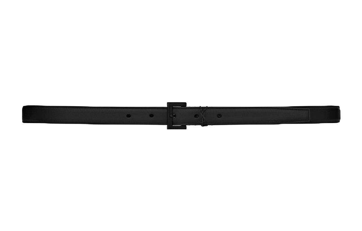 Belt women's Saint Laurent leather, black