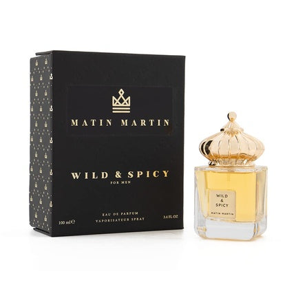 Wild & Spicy Eau de Parfum for men, peppery and intense, 100 ml, Matin Martin