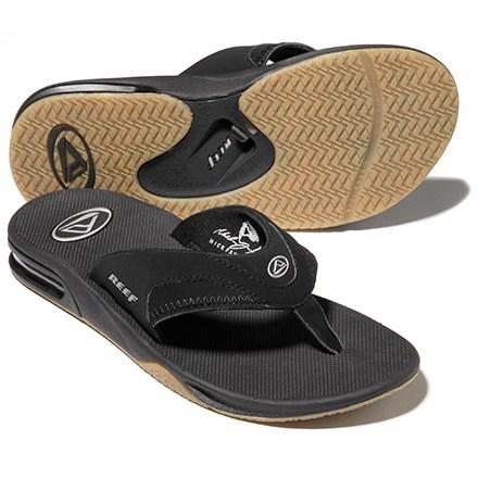 Fanning flip-flops – men's Reef, black