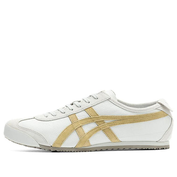 حذاء رياضي Onitsuka Tiger Mexico 66 Vin 'White Gold'، باللون الأبيض