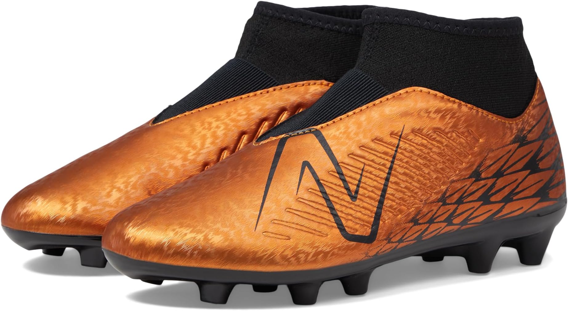 حذاء Tekela V4 Magique FG من New Balance باللون النحاسي/الأسود