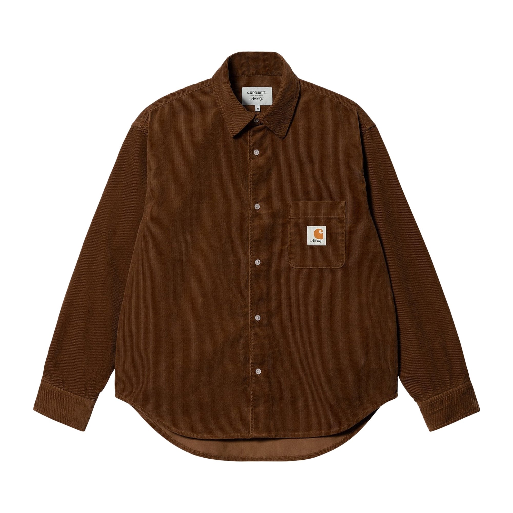 Carhartt WIP x Awake NY Shirt, Hamilton Brown