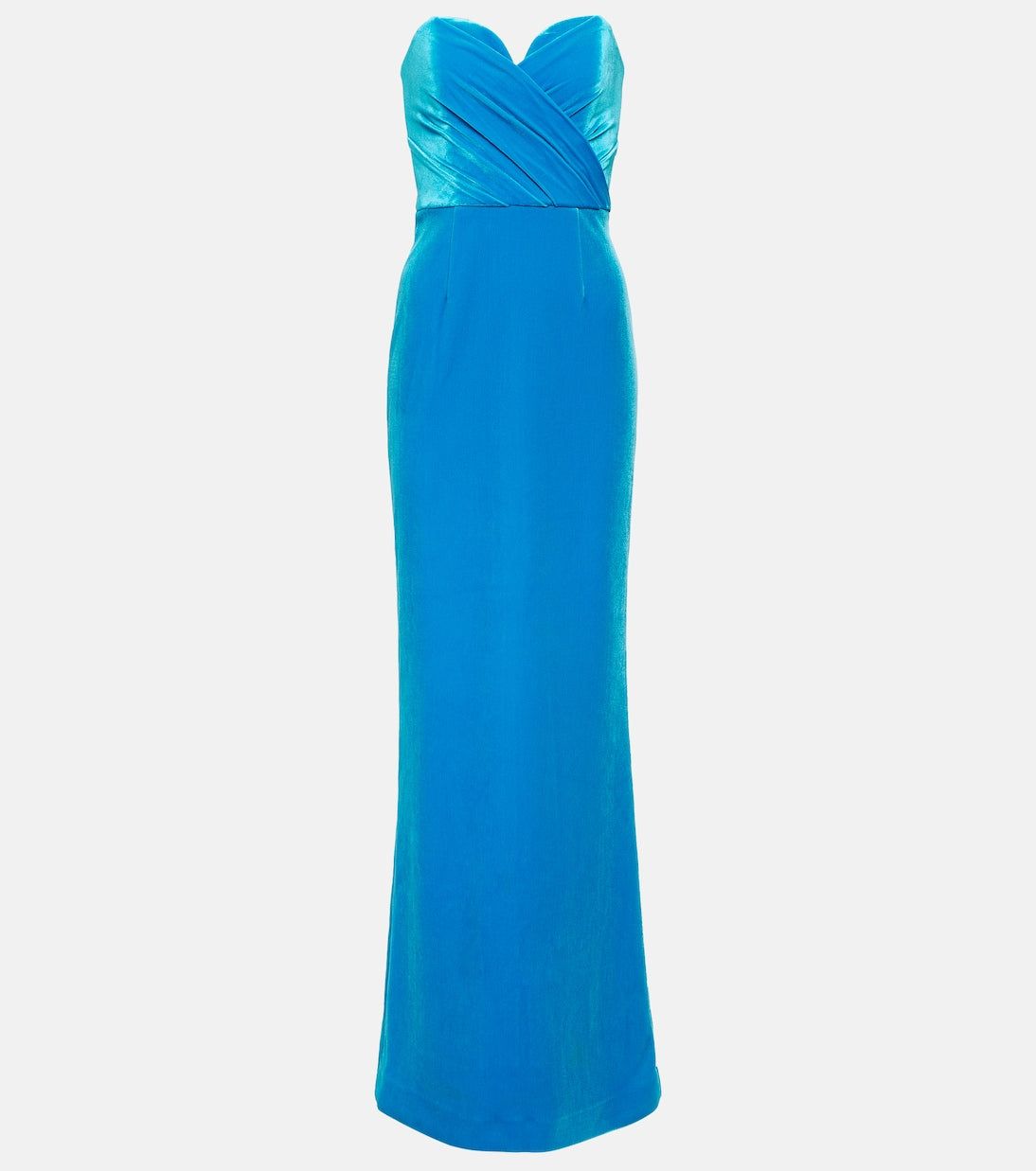 Bernadette Rebecca Vallance velvet dress, blue