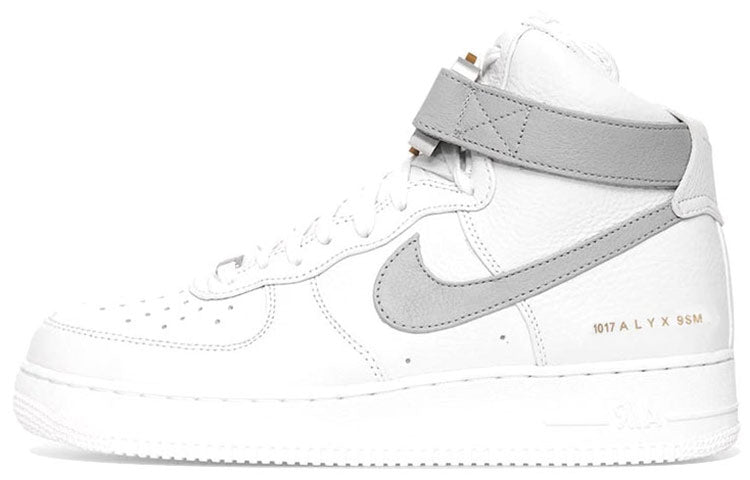 1017 ALYX 9SM × Nike Air Force 1 High White Gray (2021)