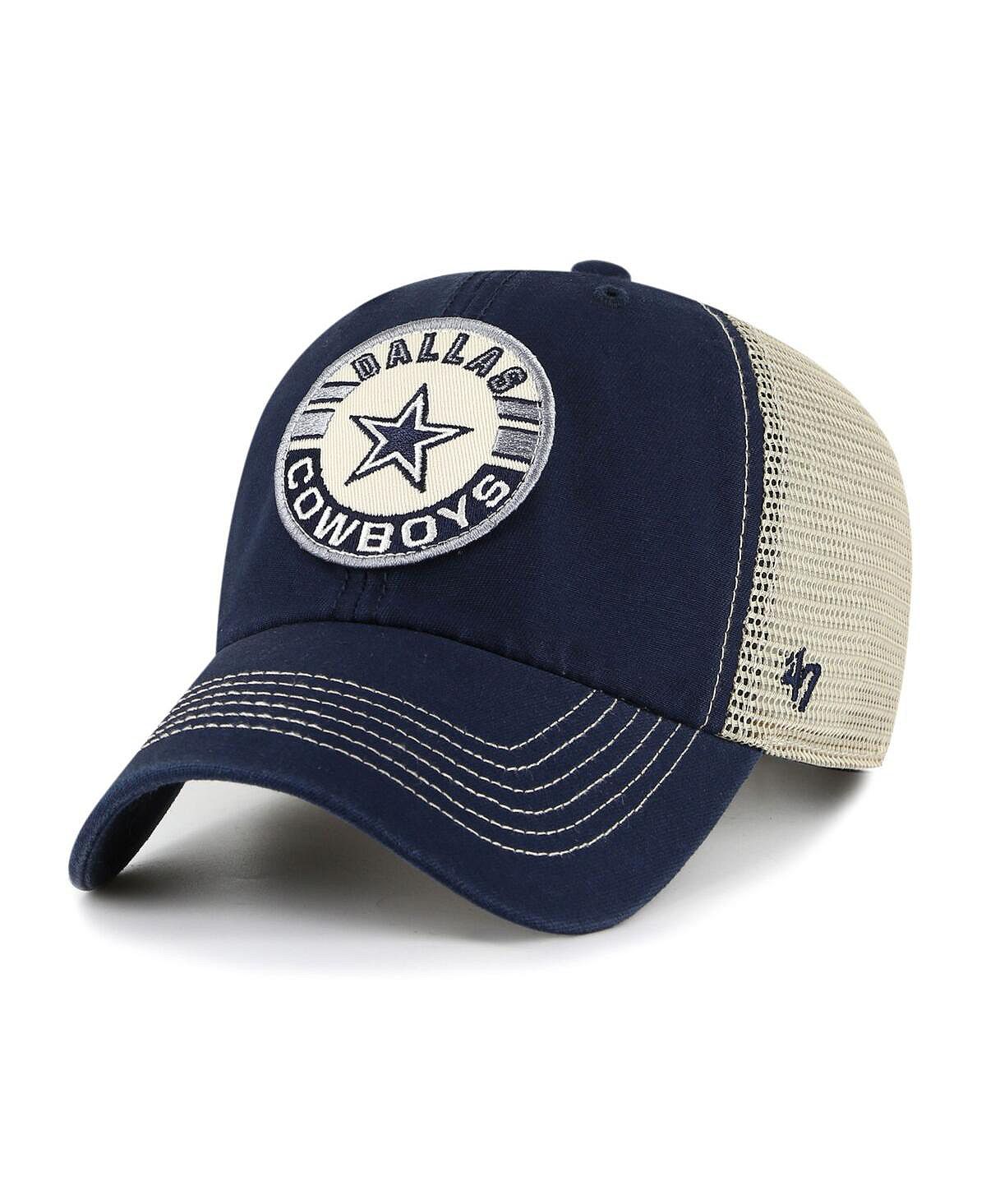 Men's Dallas Cowboys Notch Trucker Clean Up '47 Brand Adjustable Navy Hat