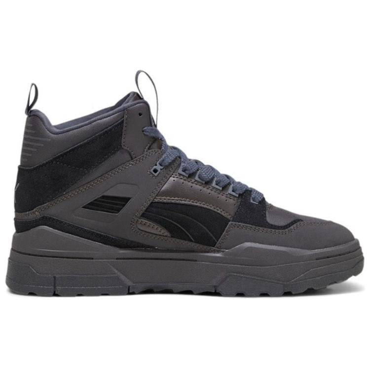 Puma Slipstream Hi Xtreme Leather Sneakers Gray Black