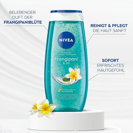 Shower gel with frangipani and oil 250ml, Nivea