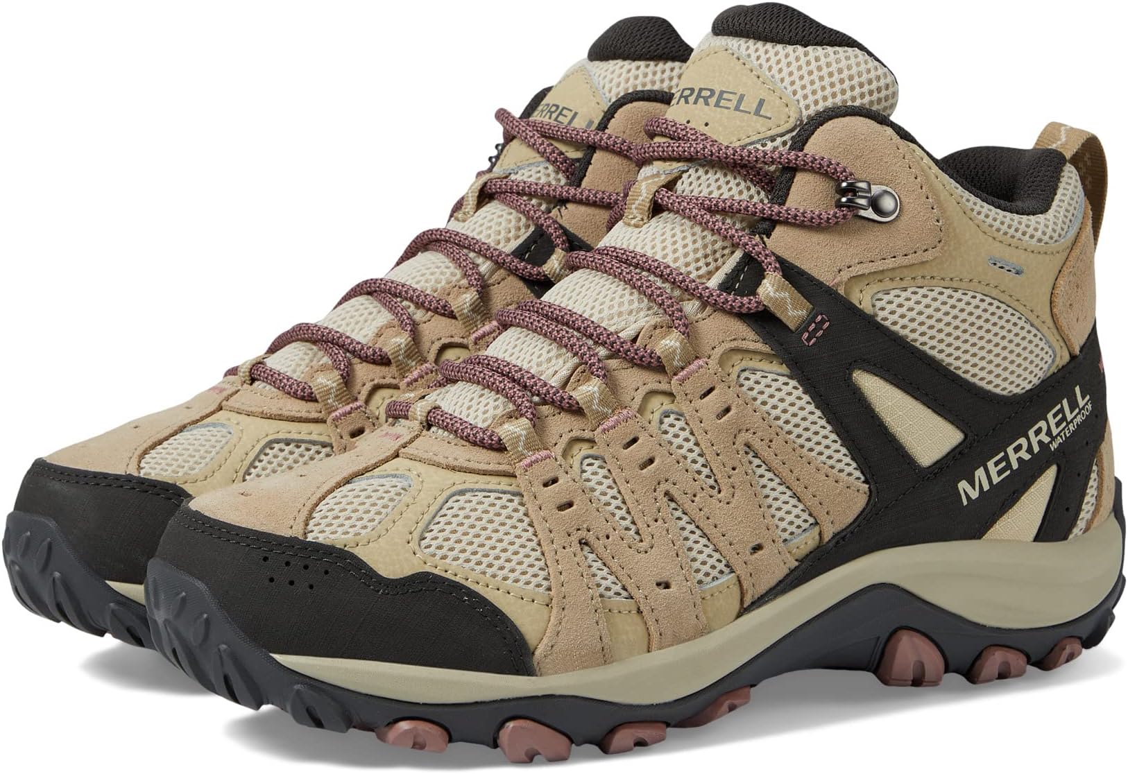 حذاء المشي لمسافات طويلة Accentor 3 Mid Wp Merrell، لون بخور