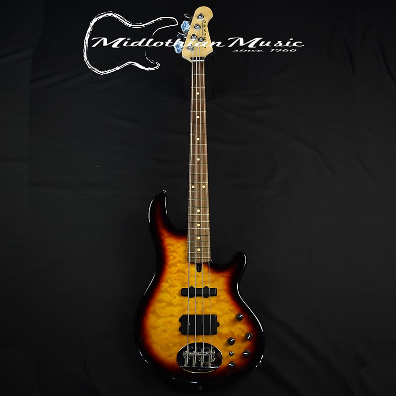 Bass guitar Lakland Skyline 44-02 Deluxe Bass Guitar - 3-Tone Sunburst Finish