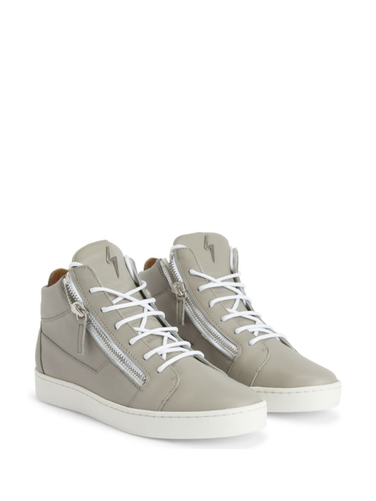 Giuseppe Zanotti Frankie Logo-plaque sneakers, grey