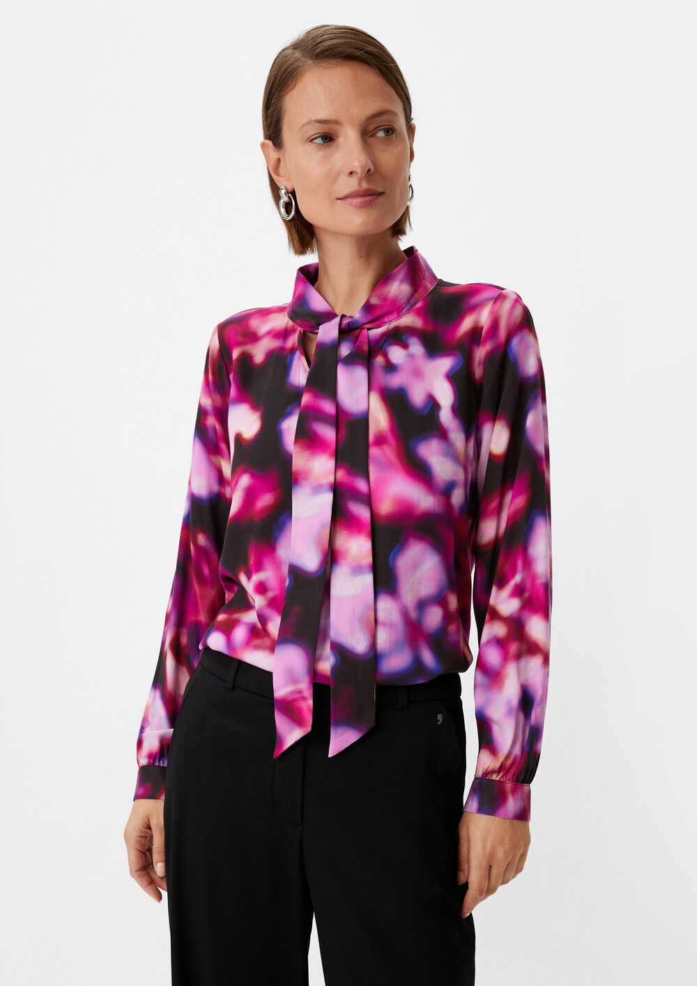 Comma blouse, plum