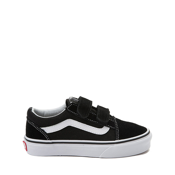 حذاء التزلج Vans Old Skool V للأطفال الصغار، أسود