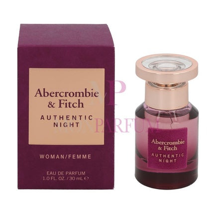 عطر Authentic Night للنساء أو دو برفيوم 30 مل من Abercrombie &amp; Fitch