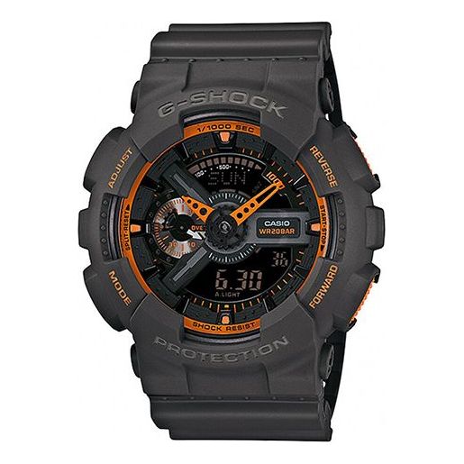 CASIO G-Shock Analog-Digital 'Black' watch, gray