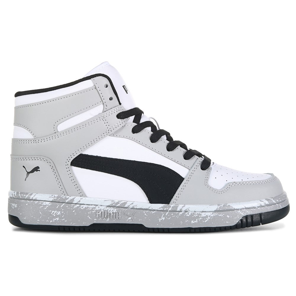 Rebound Layup Puma Men's High Top Sneakers, Gray