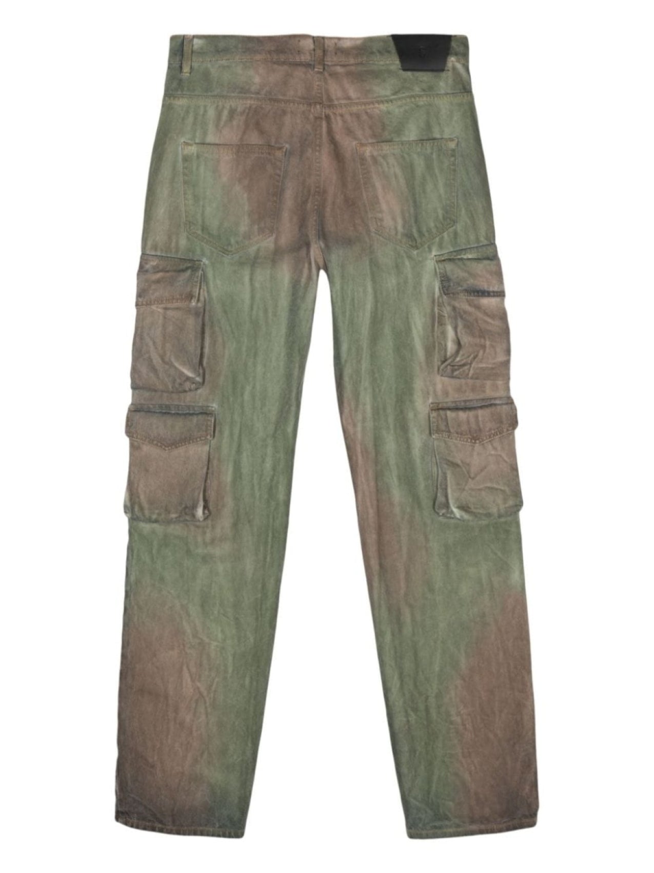 Salvatore Santoro Logo Patch Cargo Jeans Green