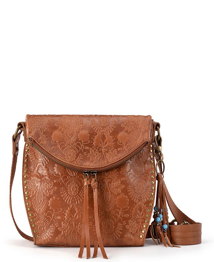 Women's leather shoulder bag Silverlake The Sak, brown