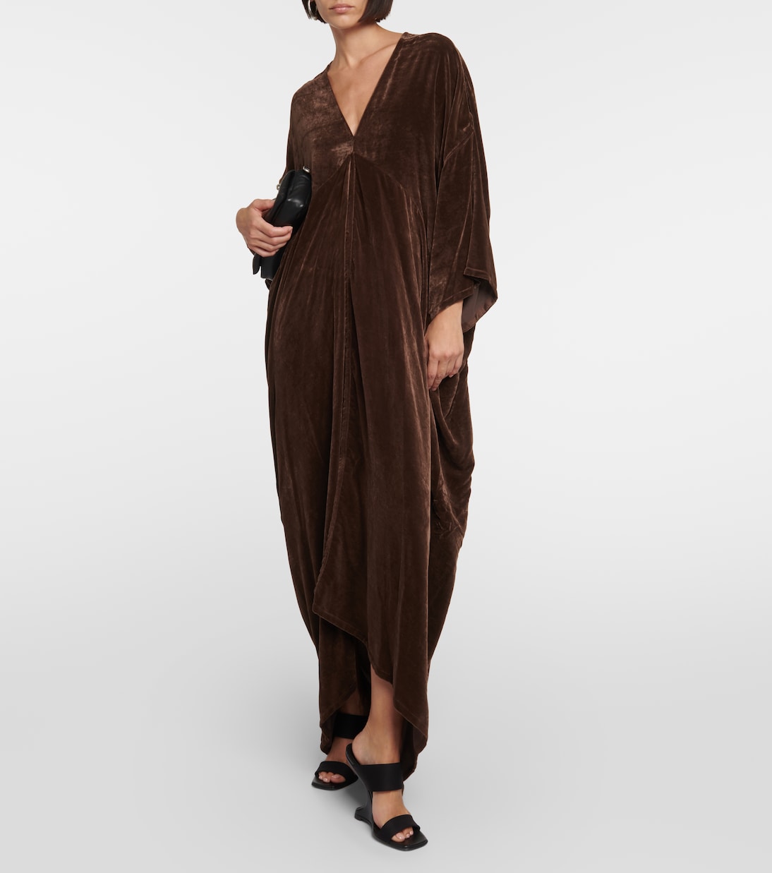 Velvet tommykite Rick Owens dress, brown