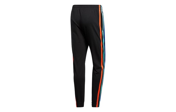 بنطلون رياضي adidas Harden Fle Pant من الصوف القطبي لكرة السلة، بنطلون رياضي طويل أسود، أسود