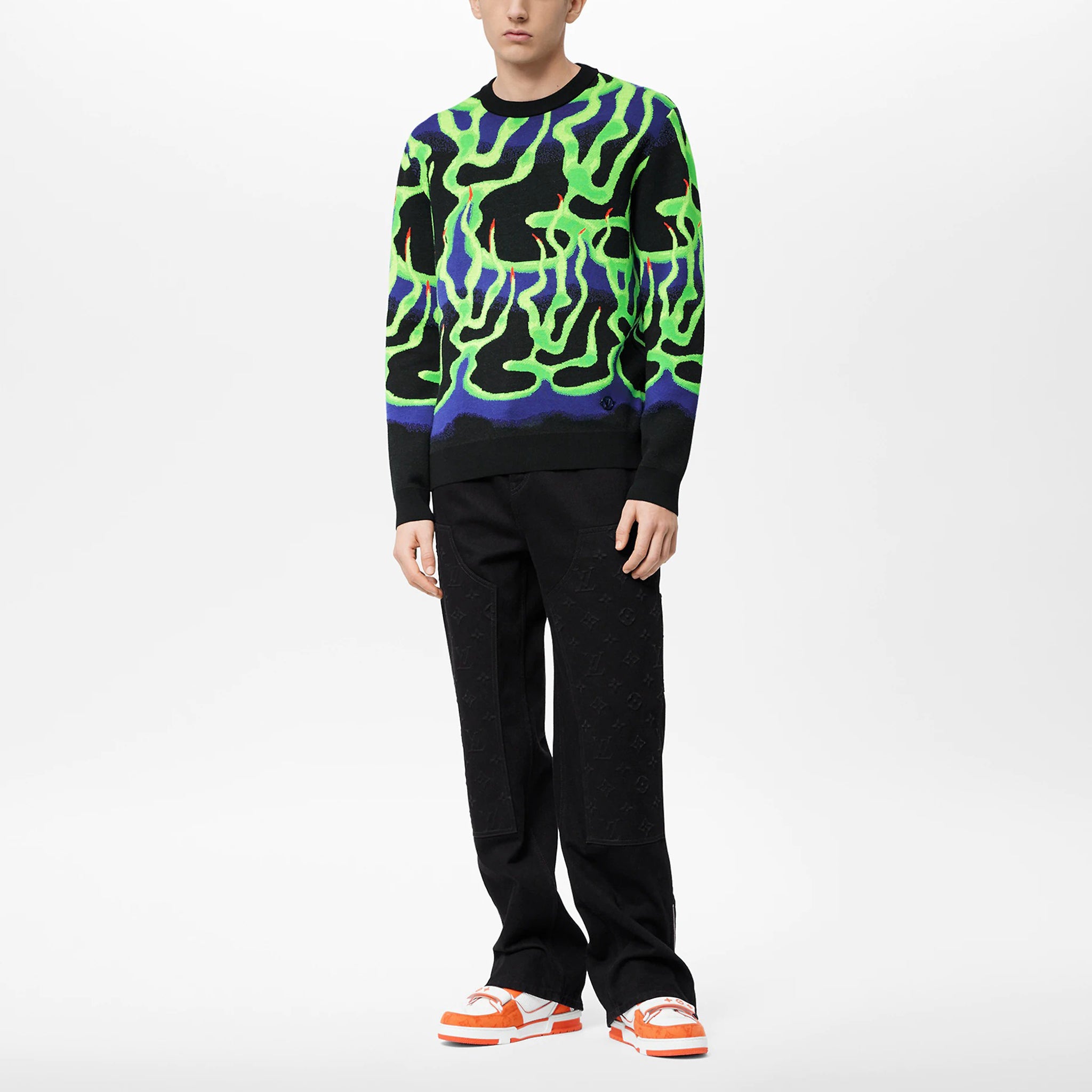 Louis Vuitton Men's Sweater, Multicolor