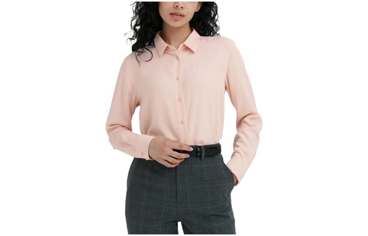 Women's shirt pastel pink Uniqlo