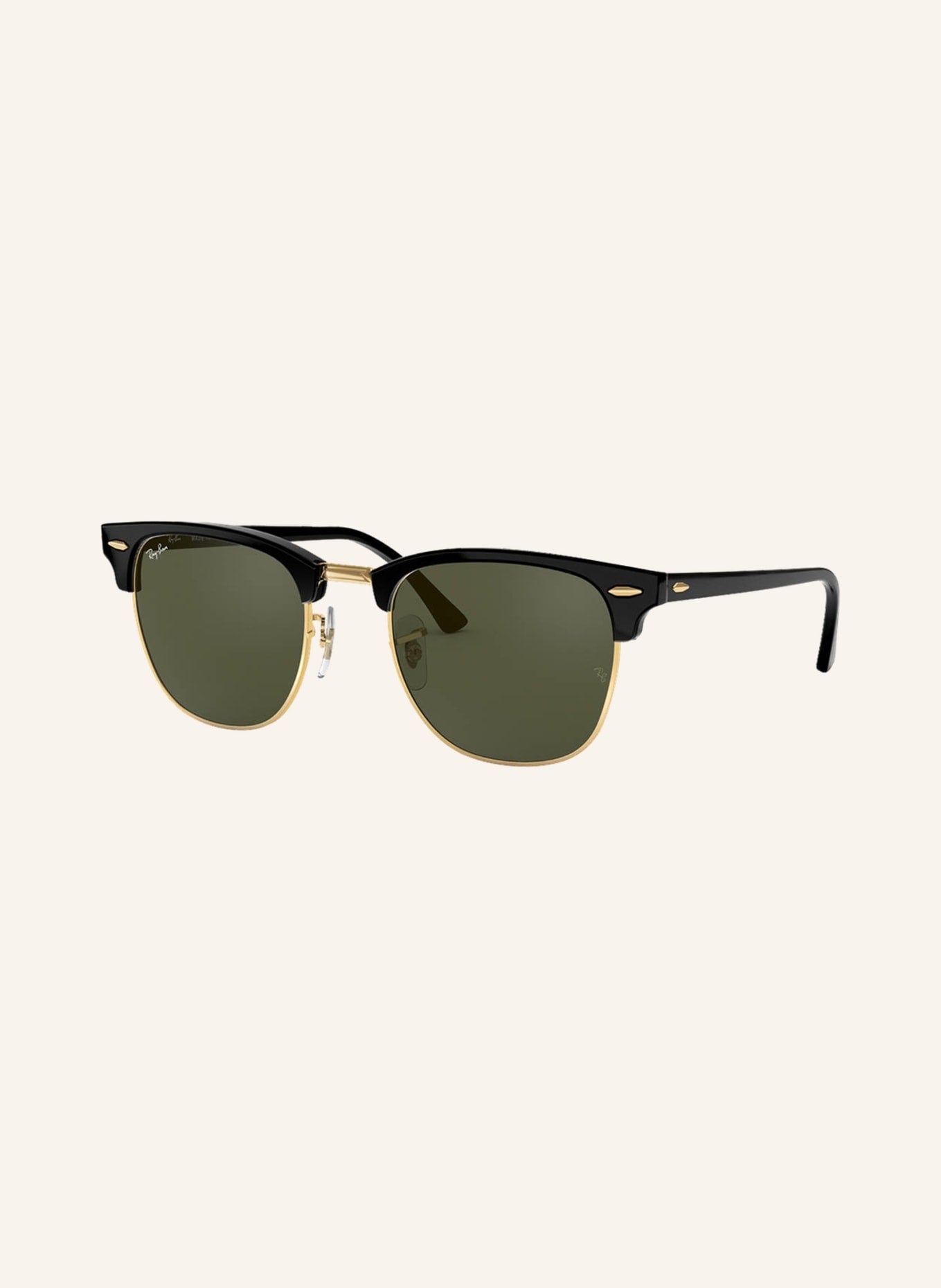 نظارات شمسية Ray-Ban RB3016 CLUBMASTER باللون الأسود