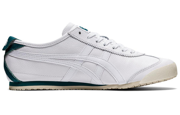 حذاء رياضي Onitsuka Tiger Mexico 66 'White Green'، باللون الأبيض