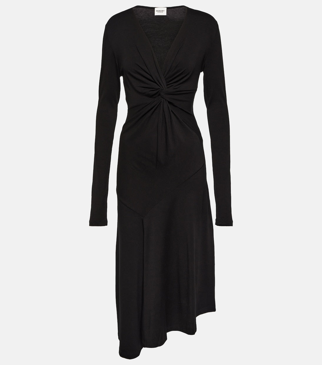 Lania midi dress in Marant Etoile jersey, black