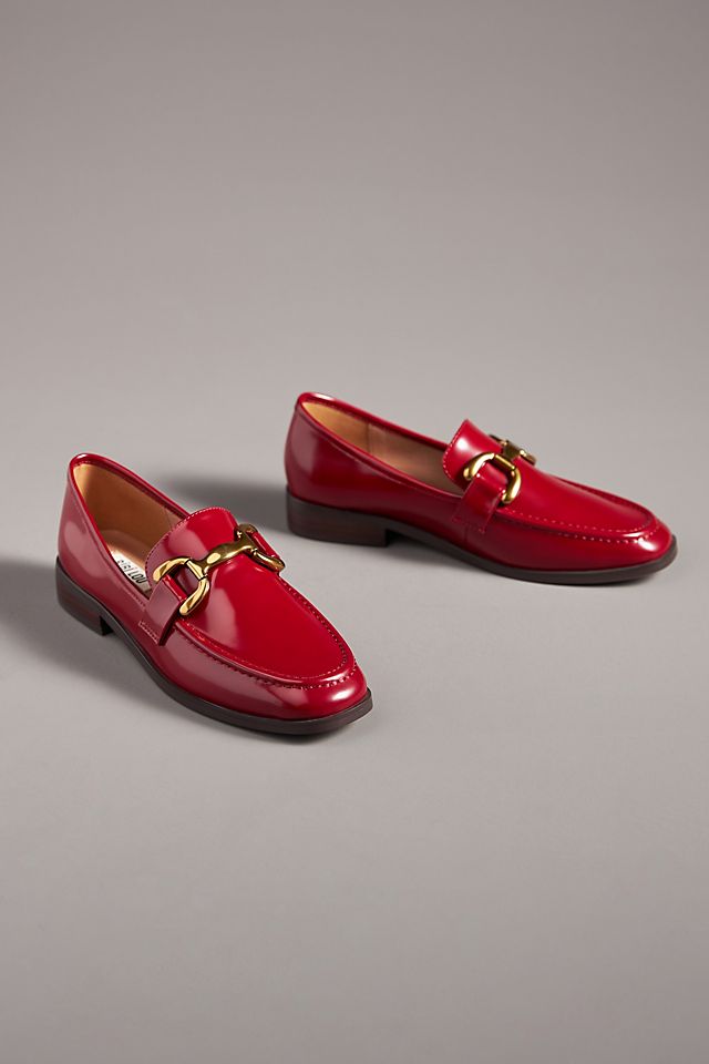 Bibi Lou Zagreb leather loafers, red