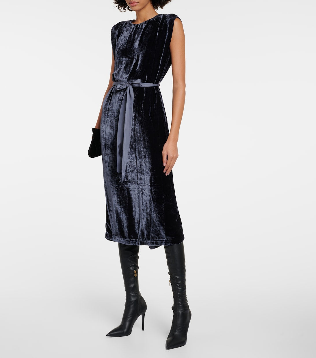 Velvet midi dress kandace Velvet, blue