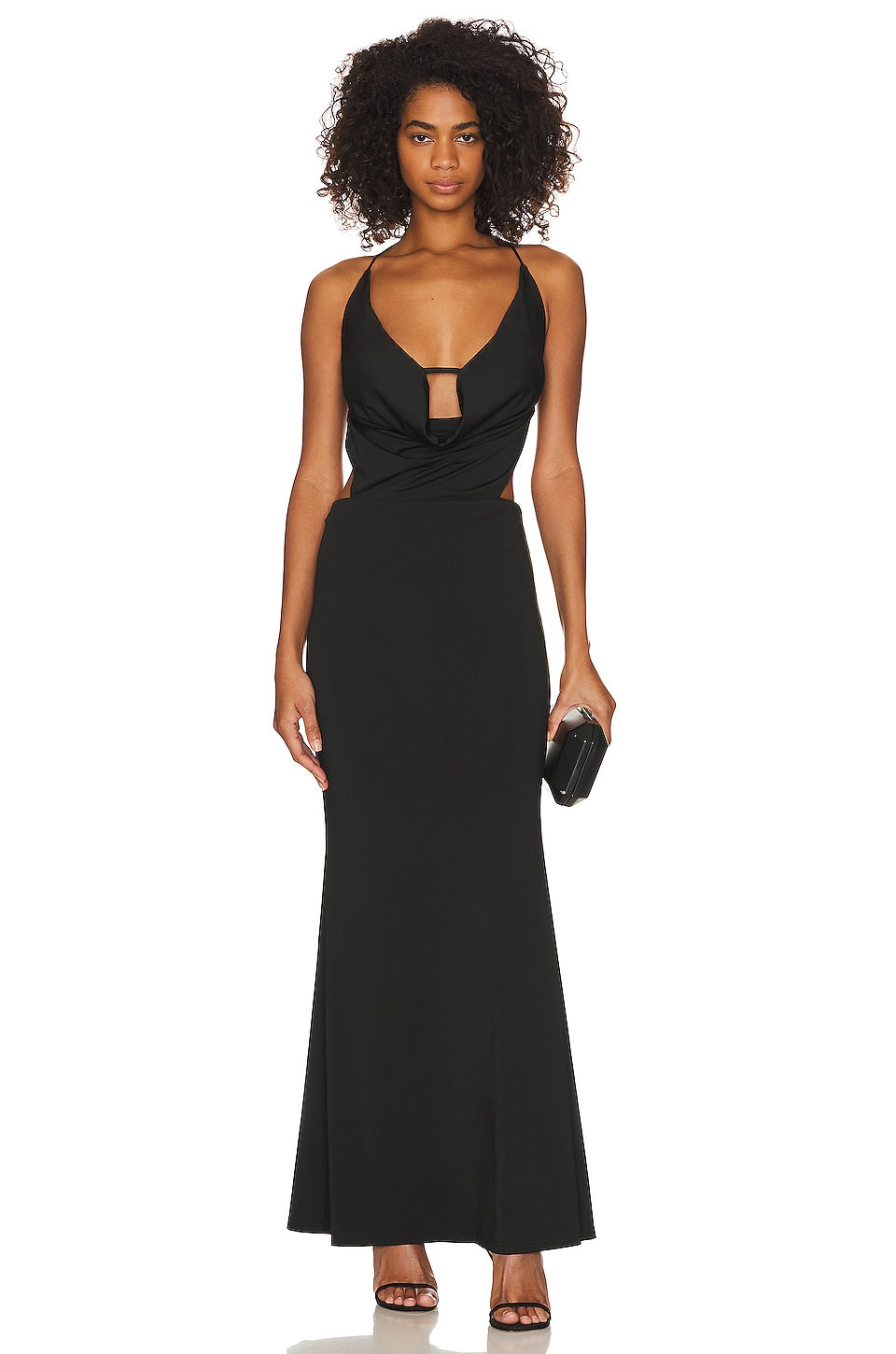 Superdown Tina Gown dress, black