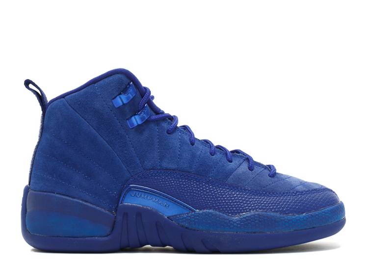 حذاء رياضي AIR JORDAN 12 RETRO BG 'DEEP ROYAL'، أزرق